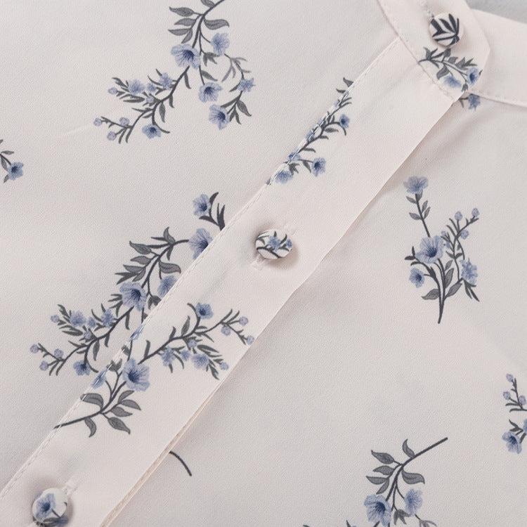 Floral Patterned Shirt and Short Set