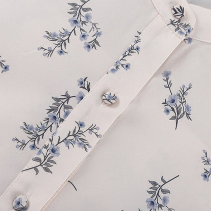 Floral Patterned Shirt and Short Set