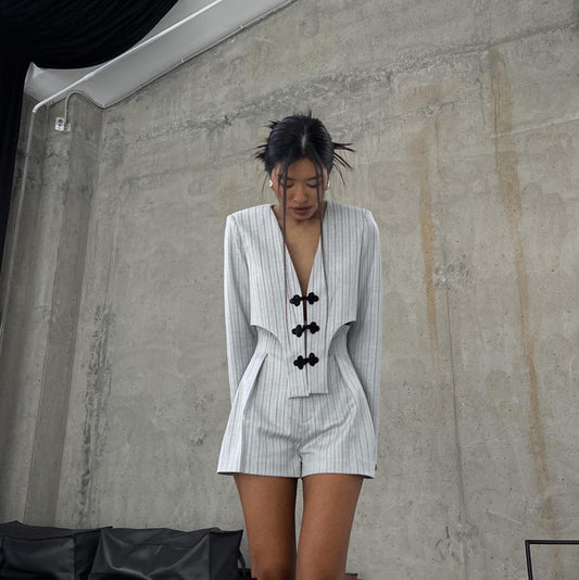 Monochrome Chic Suit